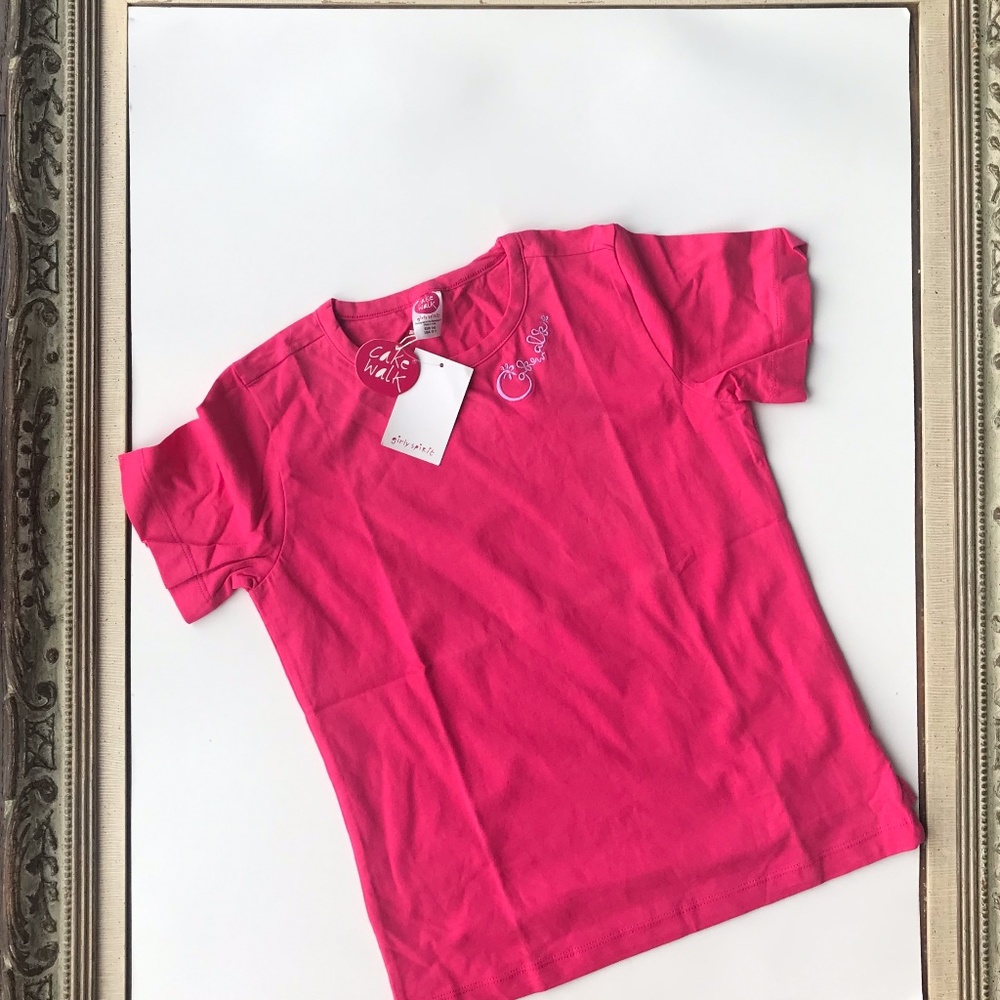 ( 3 for 20) Cakewalk, NWT, Pink Cotton  T-shirt. Size  2-2-4-10